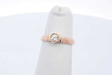 18k Yellow Gold Bezel Set Diamond Ring 2.2 Grams Size 2.75 Eb0626orxde