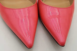 Jimmy Choo Hot Pink Patent Leather Pumps Size 36.5 Eb0626crsa