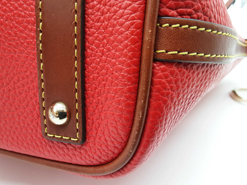 Dooney & Bourke Red Pebble Grain Small Zip Sac Sd1025wzde