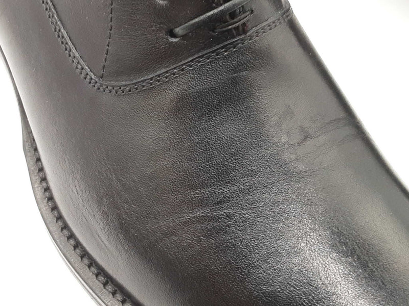 Christian Louboutin City Bro Flat Black Leather Shoes Size Eu 39.5 Do0425lxzde