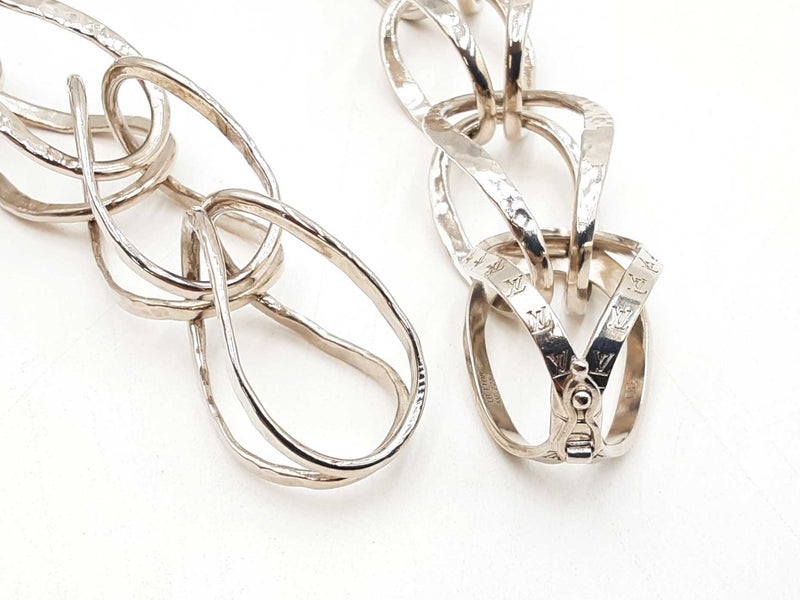 Louis Vuitton Sautoir Infinivi Silver-tone Necklace 42 Inch Fw0625lrzdu