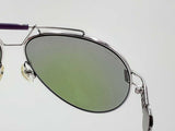 Versace Mod. 2160 Medusa Mirrored Aviator Sunglasses Eb1024rxdu