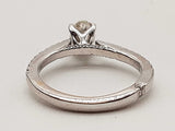 0.86 Cttw 18k White Gold 2.9g Ring Size 4.5 Do0526cxzde