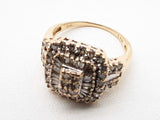 Approx 1.44 Ctw Diamonds 14k Yg 4.6g Ring Size 6 Do0924oxzde