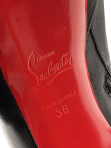 Christian Louboutin Bianca Ankle Boots In Black Leather Size Eu 36 Fw1225lordu