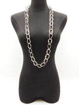 Louis Vuitton Sautoir Infinivi Silver-tone Necklace 42 Inch Fw0625lrzdu