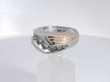 0.68 Cttw Diamond 14k Yellow And White Gold Ring 9.8 Grams Size 8 Aa0825ixzsa