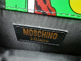 Moschino Comic Strip Print Leather Shoulder Bag Do0824lxzde