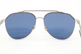 Dolce & Gabbana Dg2296 Pilot Sunglasses With Blue Lenses Eb1125crde