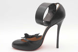 Christian Louboutin Fetish Bow Push Lock Ankle Straps Pumps Size 38 Eb0726loxsa