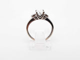 0.78 Cttw Diamond & 10k White Gold Ring With Cert 1.9 Gram Size 5 Fw1124pxzdu