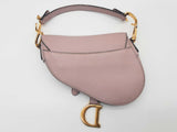 Christian Dior Saddle Blush Pink Grained Leather Handbag Do0625oxzxde