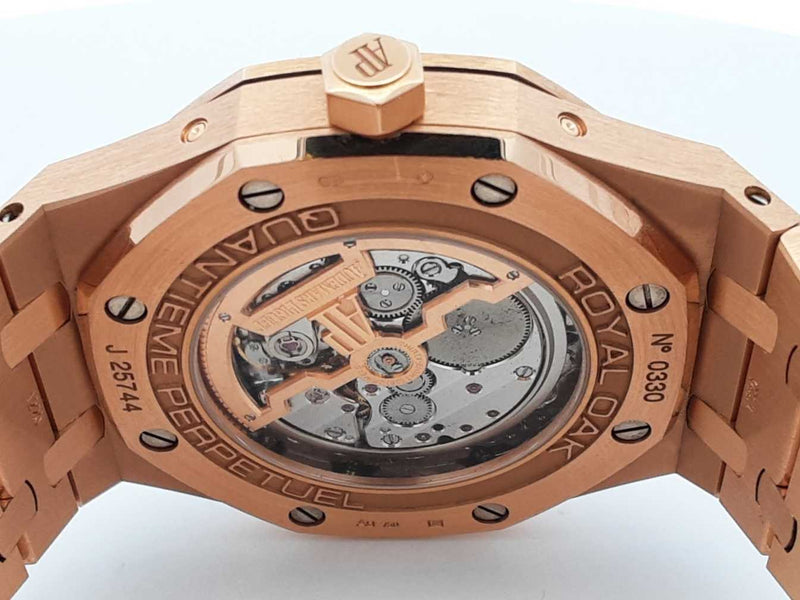 Audemars Piguet Royal Oak Perpetual Calander 18k Gold 41mm Watch Eb0824lxzxxzsa