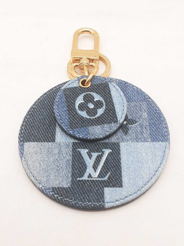 Louis Vuitton Denim Monogram Keychain Bag Charm Sd0825lrzsa