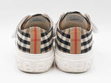 Burberry Jack Trainers In Archive Check Cotton Canvas Size Eu 39 Fw1125ozxdu