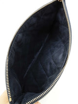 Chanel 22 Tote Bag In Navy Blue Diamond-quilted Shiny Calfskin Fw1225orxzdu