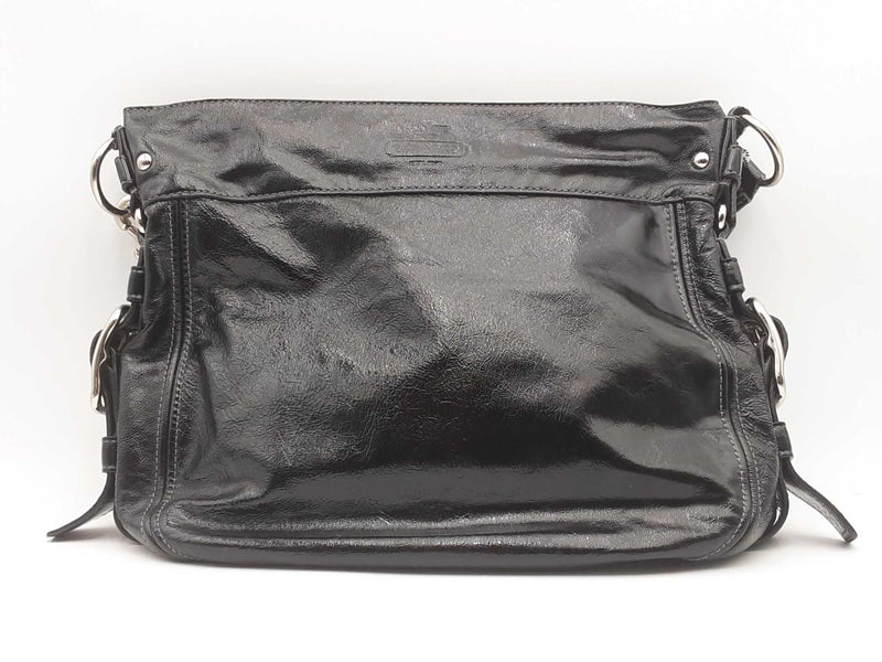 Coach Zoe Black Patent Leather Hobo Bag Sd0725izsa