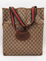 Gucci Monogram Web Straps Tote Bag Eb0926wwxde