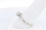Oval Diamond Ring In 18k White Gold 3 Grams Size 8.75 Eb1224lexzdu