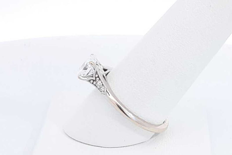 Oval Diamond Ring In 18k White Gold 3 Grams Size 8.75 Eb1224lexzdu