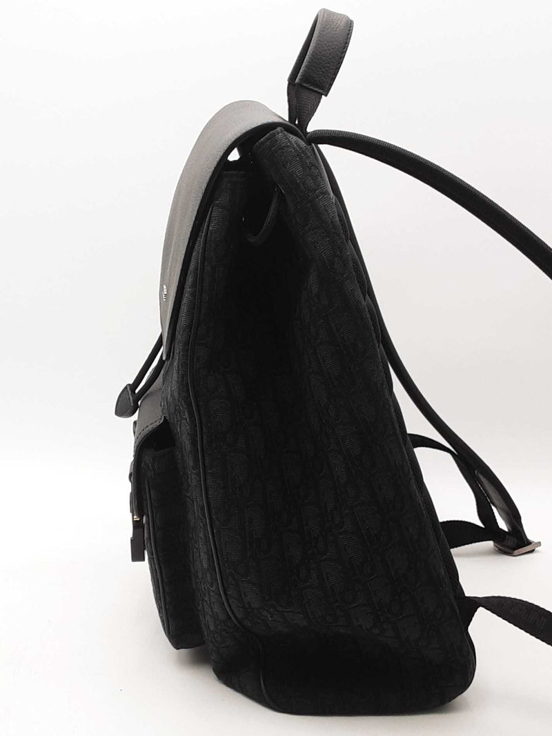Dior Saddle With Flap Black Backpack Aa1125exzsa