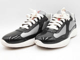 Prada Americas Cup Black And White Sneakers Size 9.5 Sd0626oezde