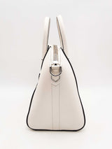 Givenchy Signature Logo Antigona White Calfskin Handbag Fw0125ixzsa