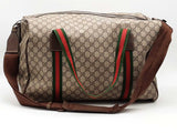 Gucci Medium Duffle With Web Beige / Tan Aa0626crzsa