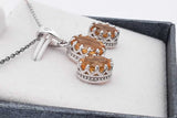 Set Of 5 Gemstone Ensemble Sets In Sterling Silver Eb0925crsa