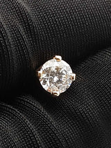 1.40 Cttw Diamond & 14k Yellow Gold Solitaire Stud Earrings 1.7 Grams Fw0725lixzdu