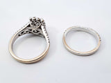 Neil Lane 1.57 Cttw Diamond & 14k Gold Bridal Set 8.5 Grams Size 6.5 Fw0925ezxdu