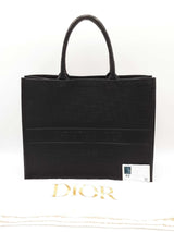 Christian Dior Black Dior Oblique Book Tote Bag Sd0226lrzxdu