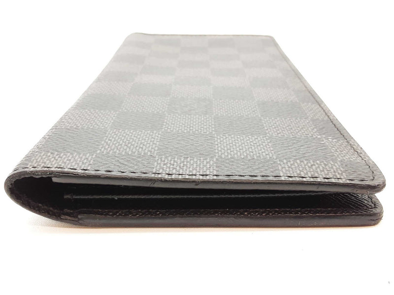 Louis Vuitton Brazza Black Graphite Damier Wallet Do0525wxzde