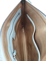 Mcm Aren Crossbody Pouch In Visetos Grey Eb0826lcrde