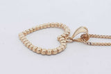 10k Yellow Gold Heart Pendant & Chain 5.9 Grams 20 Inch Eb0526orrsa
