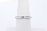 18k White Gold Diamond Eternity Band 3 Grams Size 6.5 Eb0626wrxde