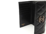 Chanel Leather Flap Wallet Black Aa0926przsa