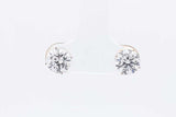 2.0cttw Lab Grown Diamond Stud Screwback Earrings 14k Yellow Gold 1.2g Eb326wcrsa