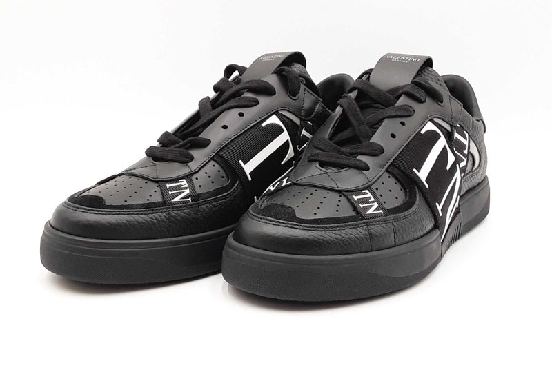 Valentino Garavani Vl7n Black Low Top Sneakers Size 42 Sd0825crdu
