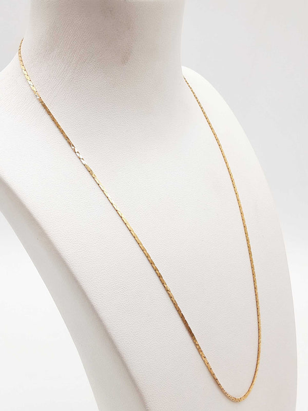 14k Yellow Gold 4.3g Snake Chain 19 In Do0225llxde