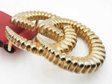 Gucci Torchon Double G 40mm Belt In Hibiscus Red Leather Size 80|32 Fw0326crdu