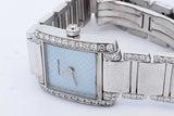 Cartier Tank Francaise 18k White Gold 20mm Diamond Bezel Watch 89.3g Eb825lwxxzde