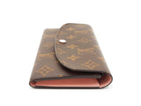 Louis Vuitton Emilie Wallet In Monogram Canvas & Rose Leather Fw0626oordu