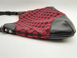 Gucci 272386 Red Gg Canvas Hobo Shoulder Bag Do0724lrxde