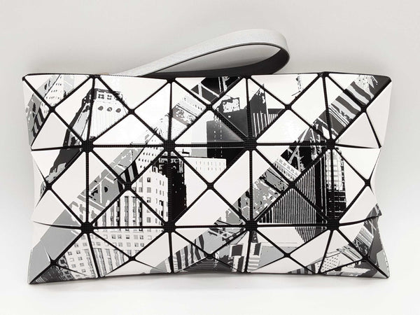 Bao Bao Issey Miyake Geometric Skyline Cityscape Wristlet Clutch Do0924exde