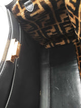 Fendi Peakaboo Black Leather Top Handle Bag Eb0926lwxzde