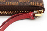 Louis Vuitton Damier Ebene Clemence Zip Around Wallet Eb0526oxzde