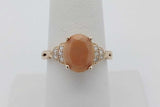 Diamond & Gemstone Ring In 10k Yellow Gold 2.5 Grams Size 7 Eb0926loxsa