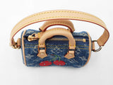 Louis Vuitton X Takashi Murakami Micro Denim Speedy Bag Charm Sd0726crzdu