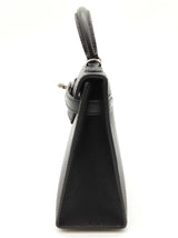 Hermes Mini Kelly Sellier Noir Black Epsom Palladium Crossbody Bag Do0925orxzxde